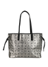 Medium Metallic Visetos Reversible Tote, &pound;210, Handbags, Silver, Leather, Back view